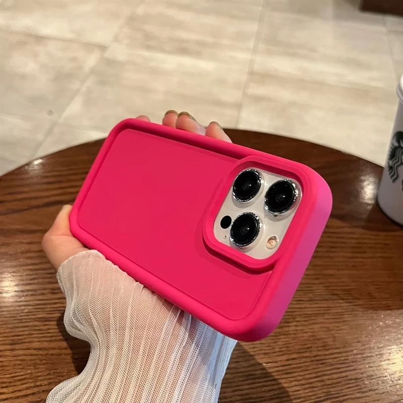thumbnail image 1 of Fashion Soft Candy Liquid Silicone Phone Case For iPhone 11 12 13 14 15 Pro Max Plus XS X XR Shockproof Bumper Back Cases Cover, 1 of 4