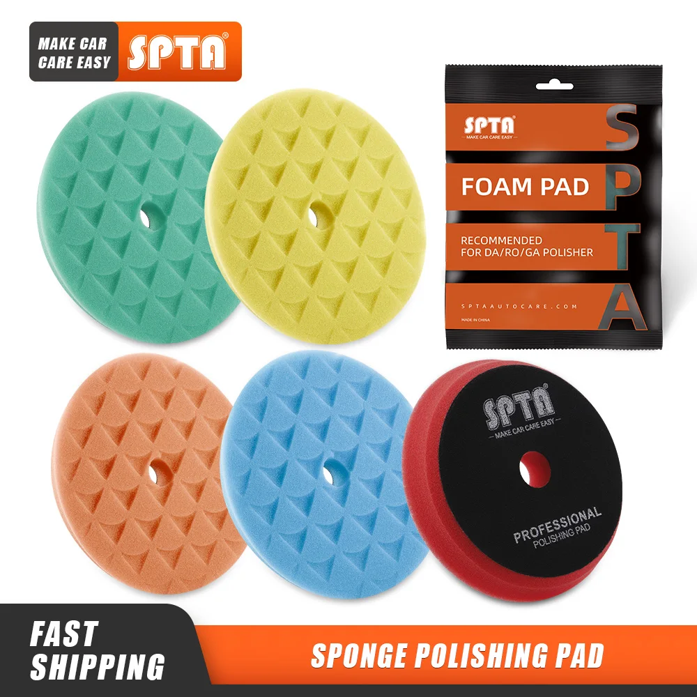 Car Buffing Kit Foam Buffing Pad for Automotive - China 5 Inch Waffle  Polishing Pad and Hook and Loop Polishing Pad price