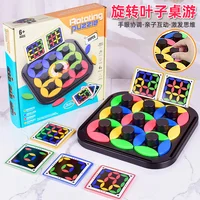 2024 Rotating Leaf Chess Logic Thinking Board Game Toy Parent Child Interactive Card Puzzle Toys Children's Birthday Gifts 1