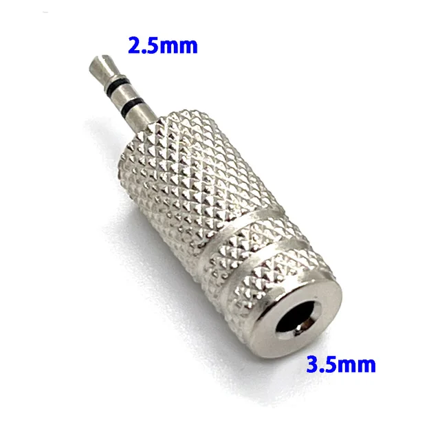 1PCS Jack 3.5 mm to 2.5 mm Audio Adapter 2.5mm Male to 3.5mm Female Plug  Connector for Aux Speaker Cable Headphone Jack 3.5 - AliExpress