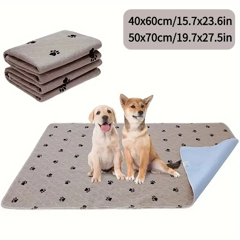 Yıkanabilir, tekrar kullanılabilir, kaymaz köpek çiş pedi, yavru eğitim pedi, evcil hayvan yatağı, araba koltuğu örtüsü için çiş matı, evcil hayvan malzemeleri