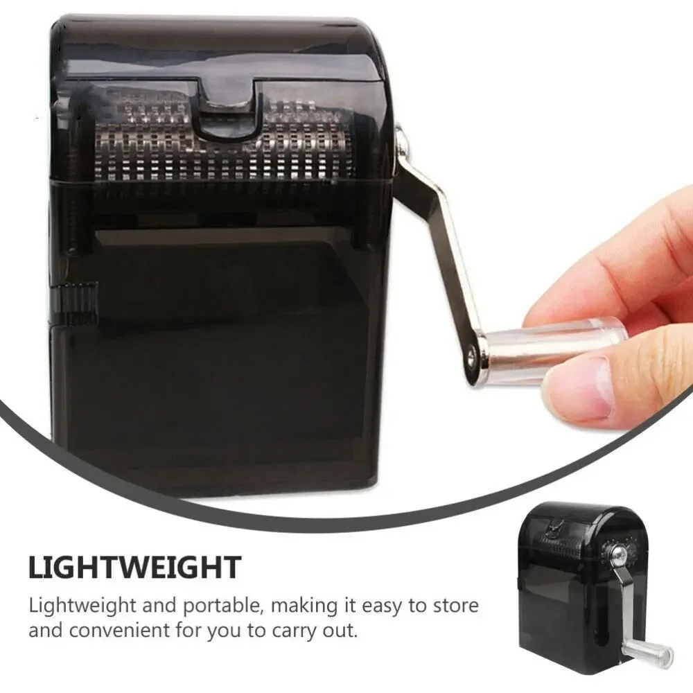 Dry herb Grinder Grass Cutter with Tobacco Storage Box Muller Shredder Smoking Accessories Hand Shake Crank Crusher