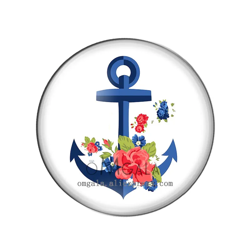 탐색 희망 앵커 아트 페인팅 10 개 12mm/18mm/20mm/25mm/30mm, 라운드 사진 유리 카보 숑 데모 플랫 백 메이킹 결과