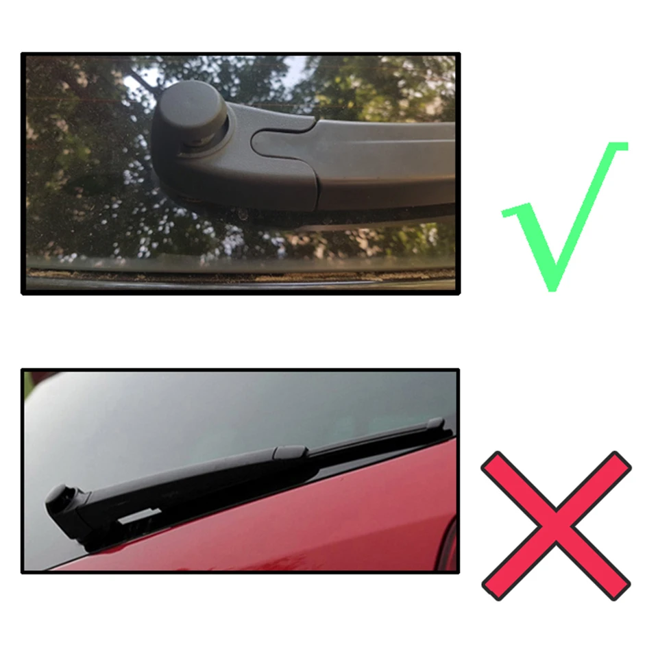 Capuchon De Bras D'essuie-Glace, Couvercle Bras D'essuie-Glace, Capuchon De Couverture De Bras D'essuie-Glace Arrière Automatique De Voiture Pour Seat Alteas 5P 6L 6J Leons 1P