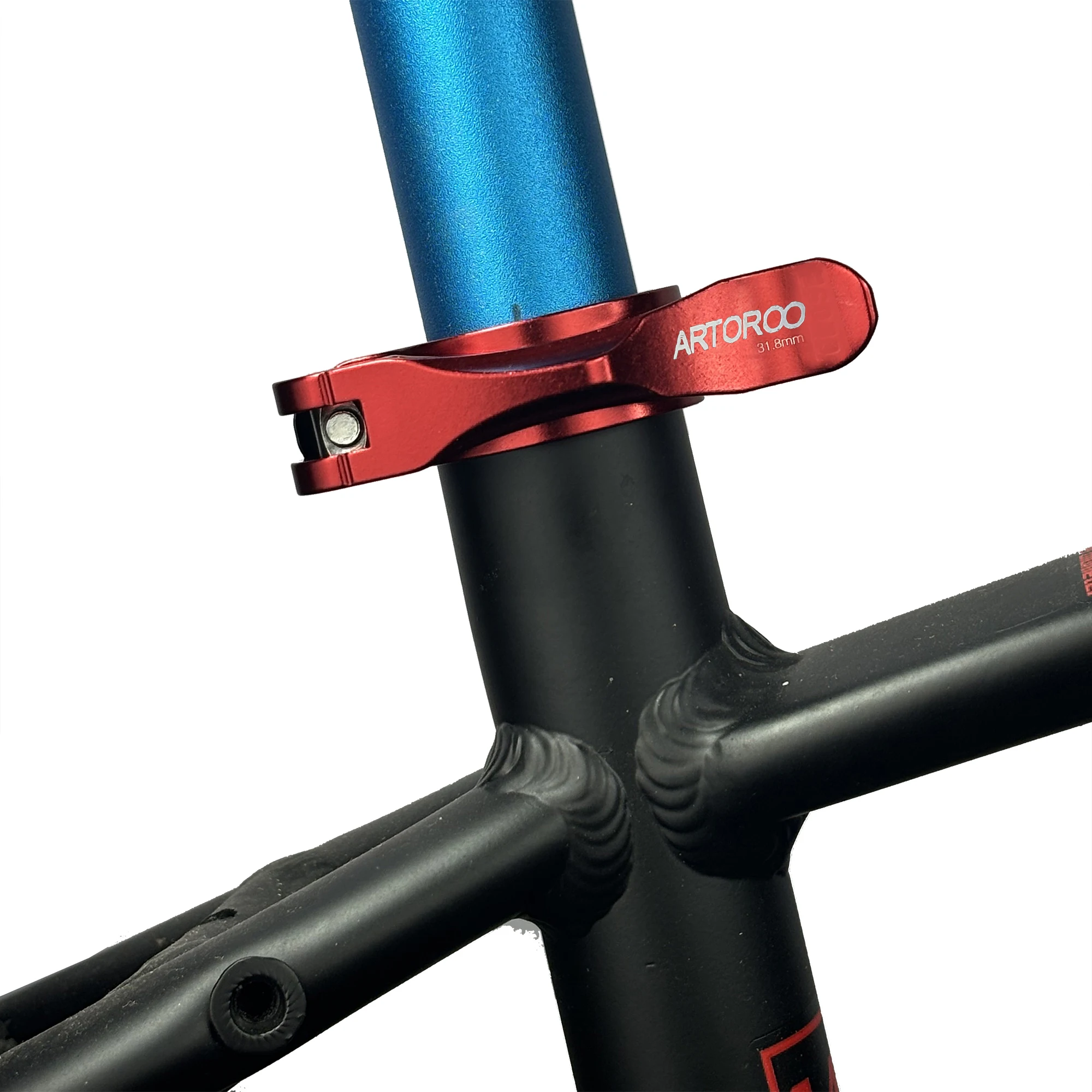 31.8/34.9mm Mounta Bike Seat Post Clamp Road Bicycle Aluminum Alloy quick release Seatpost Clamp bicycle parts