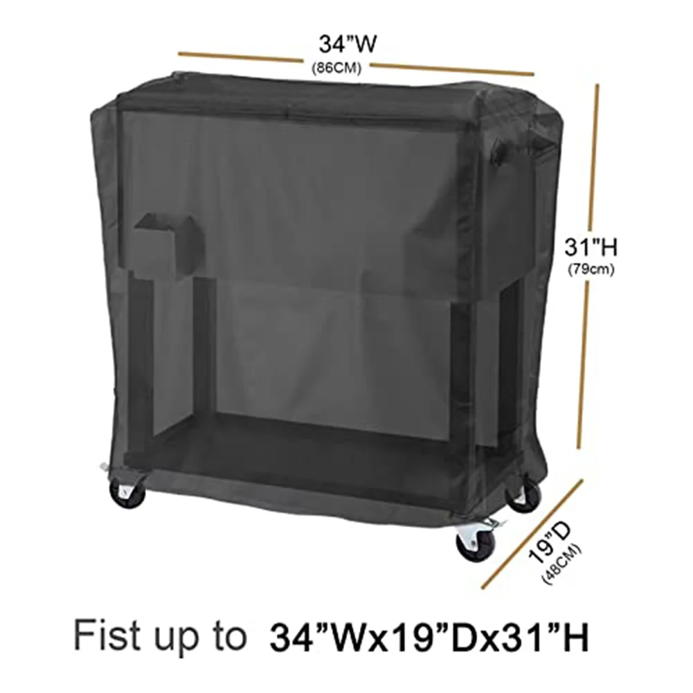 Kühlwagen-Abdeckung Wasserdicht - Passend Für 80 Quart Kühler Bis 86x50x81cm, 600D Oxford Mit PU-Beschichtung
