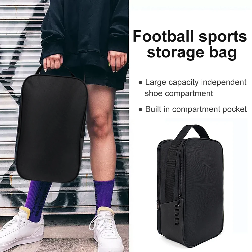 1PCS Shoe Bag Waterproof Shoe Carrying Bag with Zipper for Gym, Sneaker, Golf, Soccer, Tennis, Bowling, Basketball, Dance Shoes