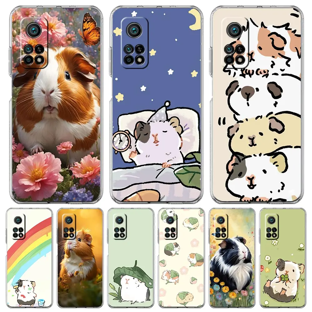 Clear Guinea Pig Cute Animal Phone Case Cover