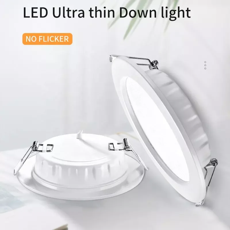 

Ультратонкий Светодиодный Downlight 12 Вт 20 Вт, панельные светильники с поверхностным креплением, 220 В переменного тока, Потолочная Встраиваемая круглая лампа, Точечный светильник для домашнего освещения