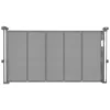SucceBuy 55/71/110in Retractable Baby Gate 34in Tall Extends Wide Retractable Gate for Kids Pets Mesh Material Easy to Install 1