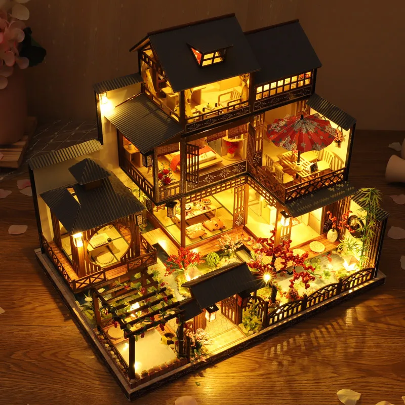 รูปสินค้า โมเดลบ้านไม้สไตล์ญี่ปุ่น DIY ยาเซ็น การ์เด้น
