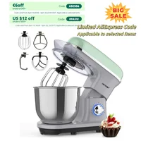 Настольный миксер CHEFTRONIC, 1 шт., электрические бытовые кухонные комбайны с наклонной головкой 5,2 л — скорость 1500 Вт, 6 + P, бытовая техника, вилка ЭК