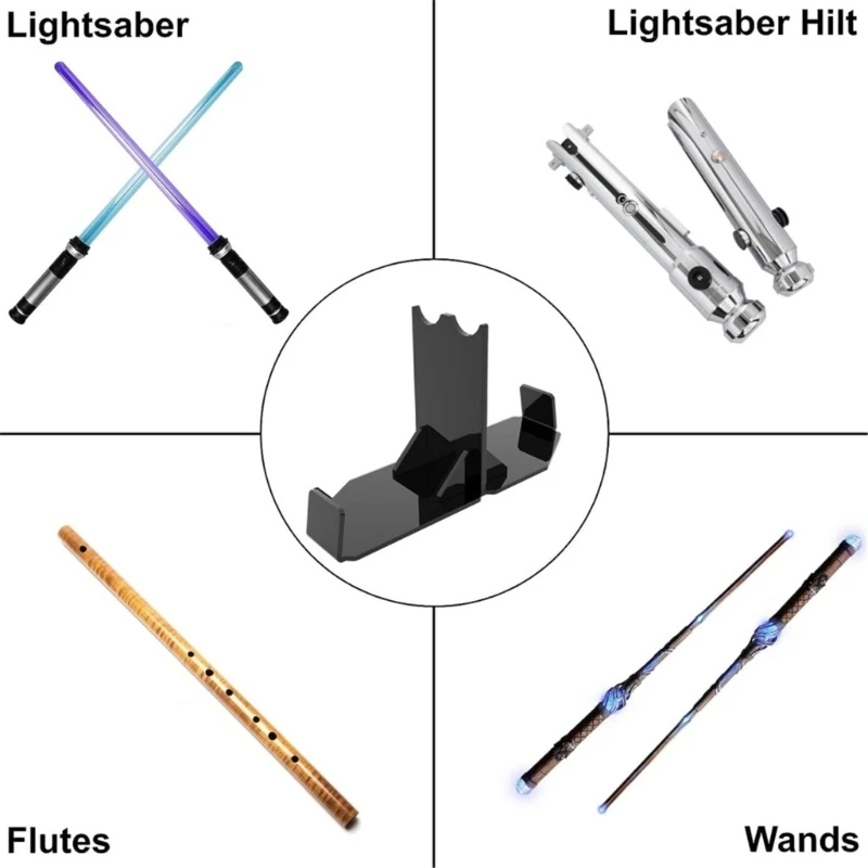 Lightsaber Sword Stand Transparent Acrylic Hilt Display Showcase Suitable For Most Storage Bracket Dropshipping 5