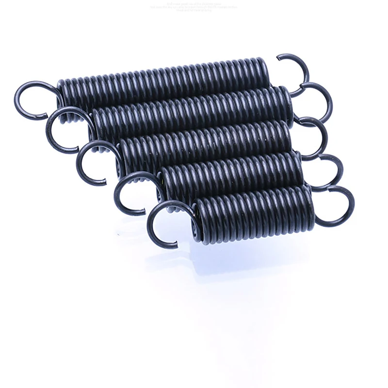 

10pcs Wire Dia 0.4mm*OD 3/4mm Spring Steel Extension Spring Hook Spring Length 15 20 25 30 35 40 45 50 60mm