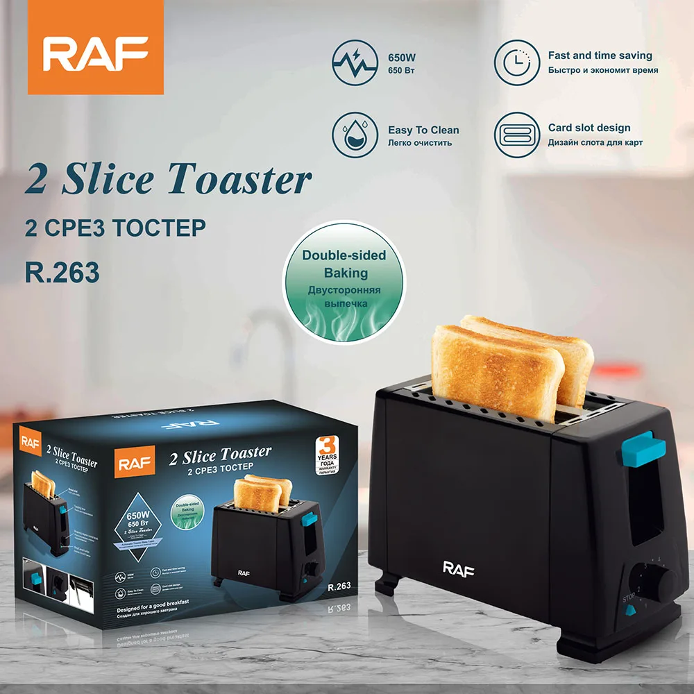 Toaster 2 Slices Breakfast Bread Toaster Non-stick Reusable Sandwich Toast Microwave Oven Heating Pastry Tool 6