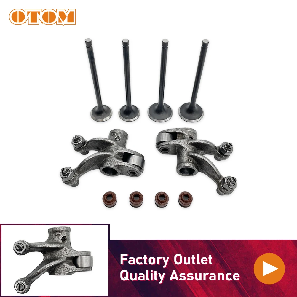 อะไหล่เครื่องยนต์รถจักรยานยนต์ OTOM รุ่น YB300H YB250R ชุดซีลก้านวาล์วไอดีไอเสีย วาล์วโยก สำหรับรถจักรยานยนต์ LONCIN KEWS K23 HENGJIAN S7 1