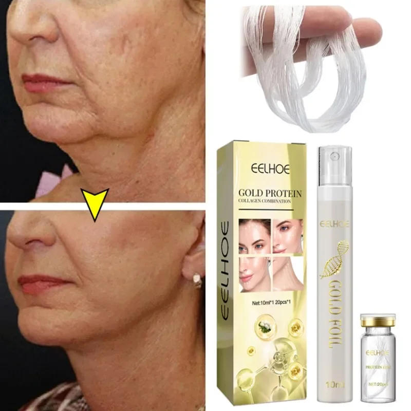 

Anti-aging Collagen Serum Reduces Fine Lines Lifts Tightens The Skin Anti-wrinkle Safe Shaping Facial Protein Thread Essence Set