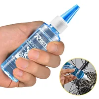 Huile de lubrifiant pour chaîne de vélo, 60ML, lubrifiant pour chaîne sèche, pour équipement de vélo, huile d'entretien cireuse, gicleur, accessoires de vélo de route et vtt 2