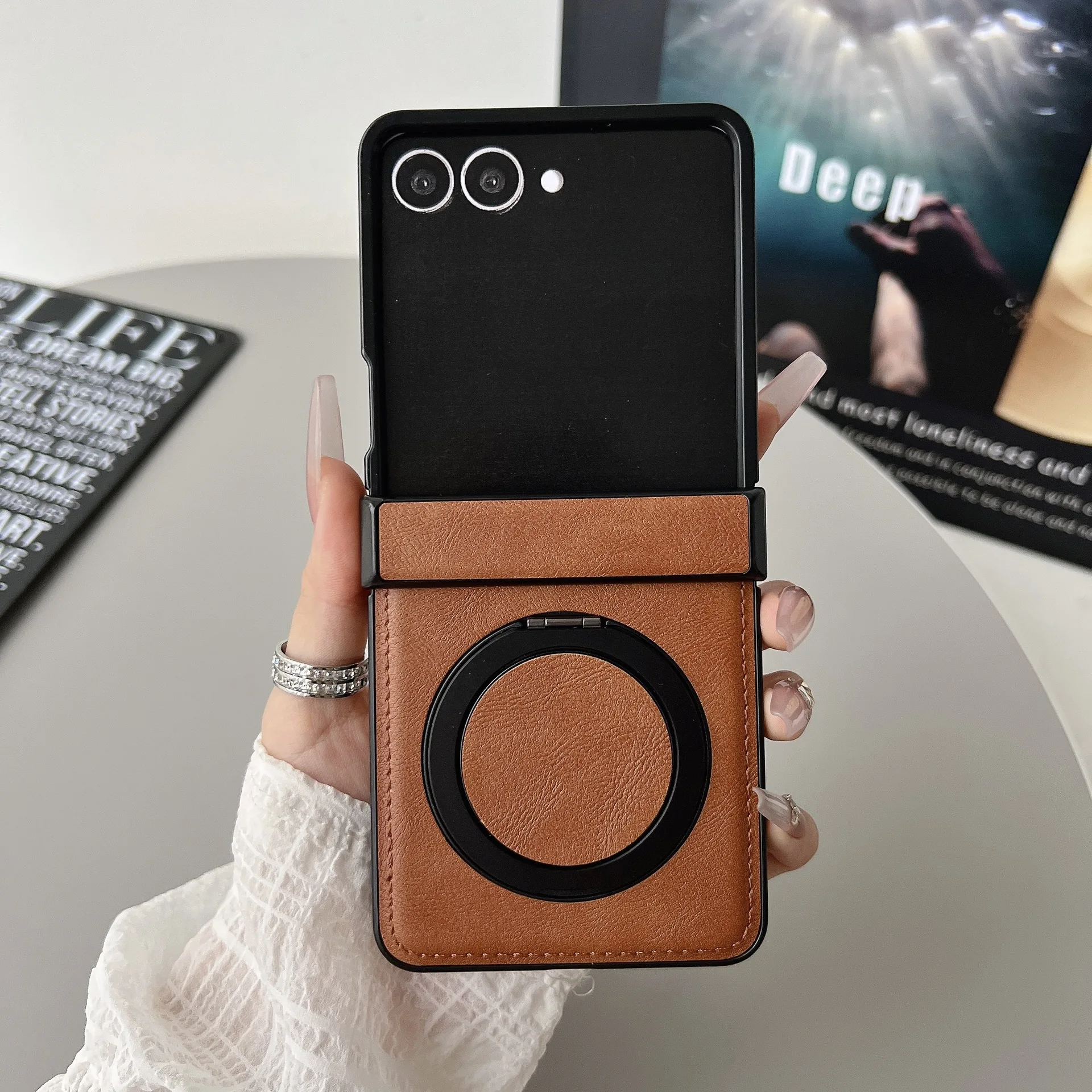 360° Rotating Magnetic Ring Bracket Phone Case