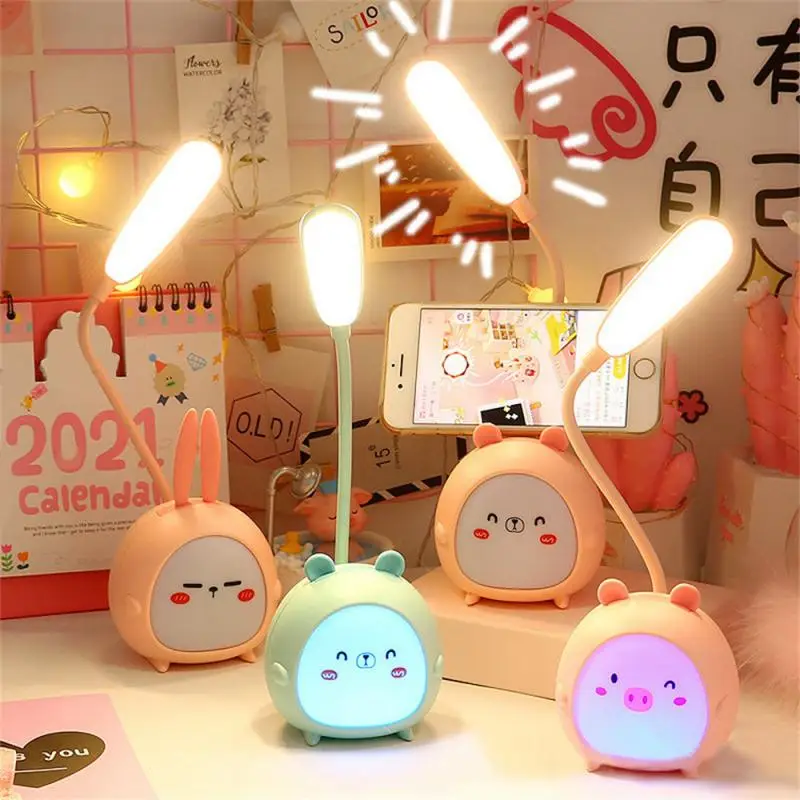 

Rechargeable Lamp Night Light Led Cartoon Light Eye Protection Usb