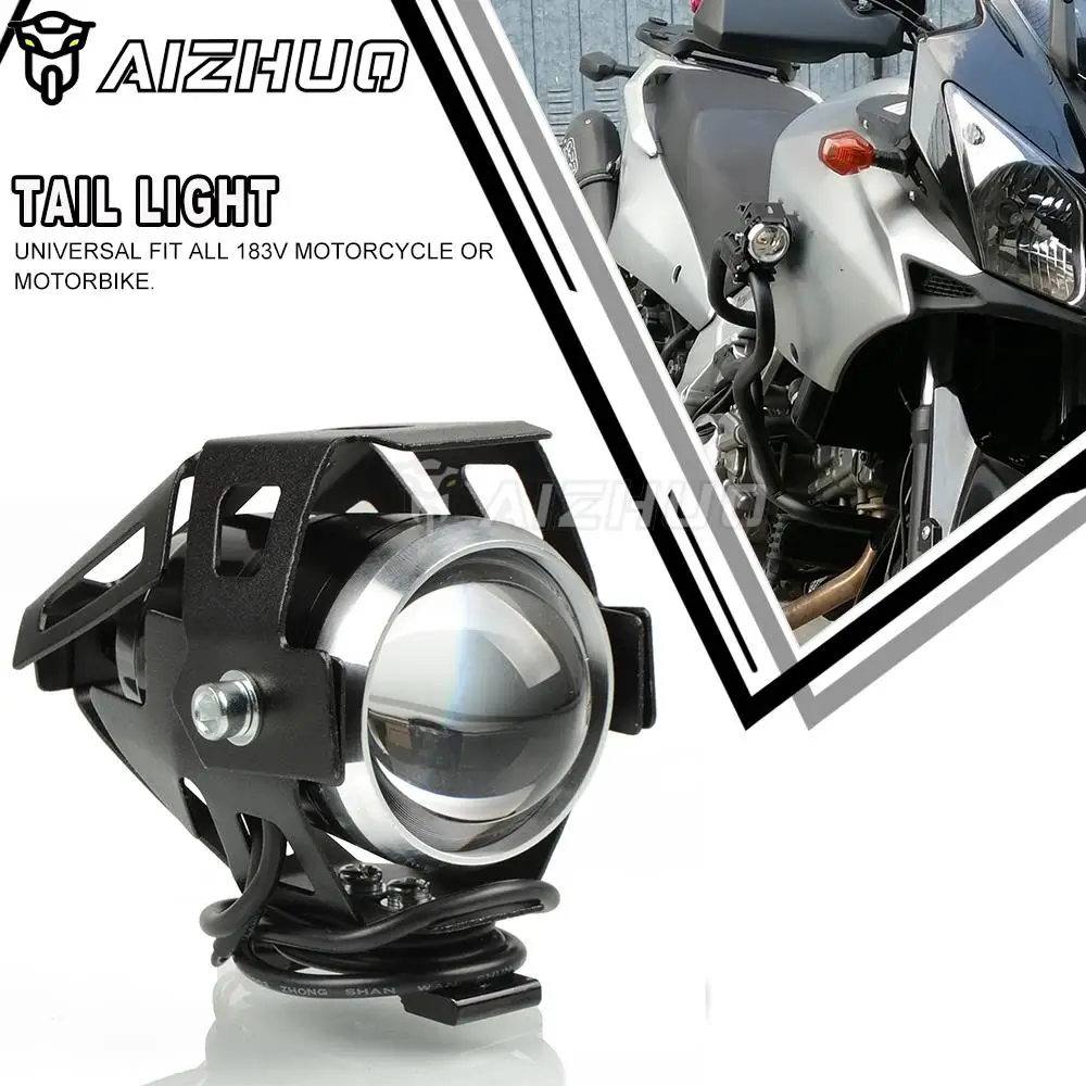 Motorcycle Spotlights For Yamaha Xv950 Racer Led U5 Headlight Auxiliary