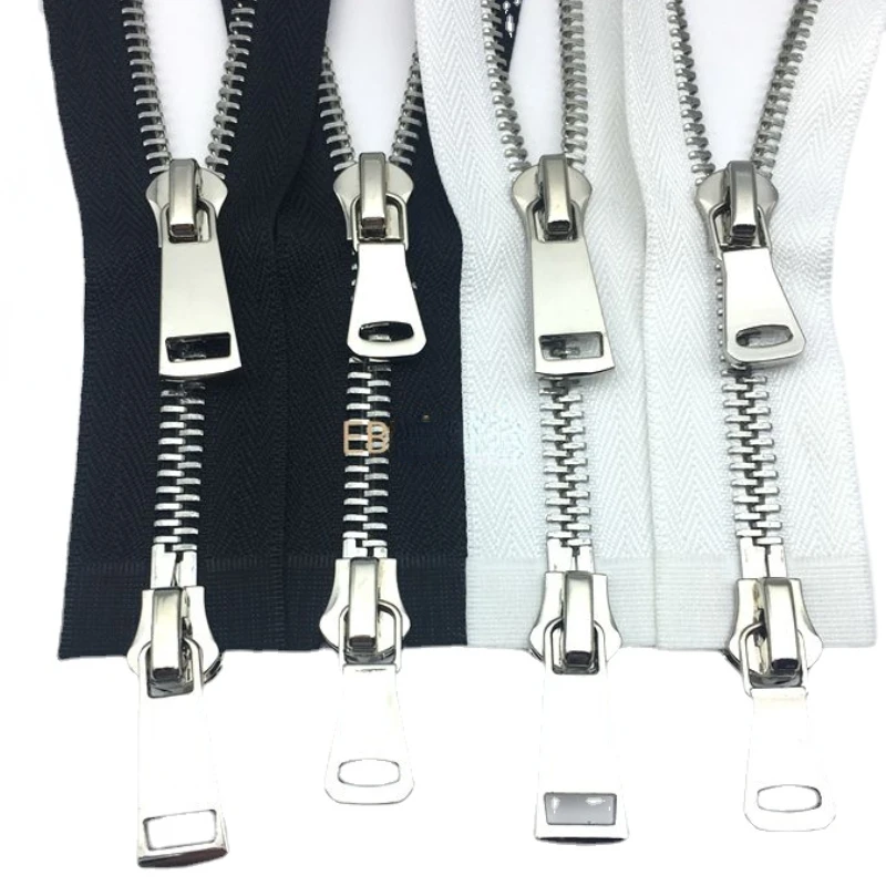 Metal Sewing Accessories Metal Double Slider Metal Jacket Coat
