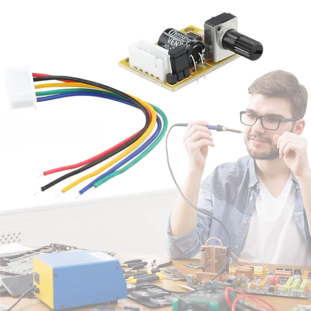 BLDC 3 상 브러시리스 모터 드라이버, DC5V-15V 3 상 브러시리스 모터 속도 컨트롤러, 15W 브러시리스 센서리스 모터 컨트롤러