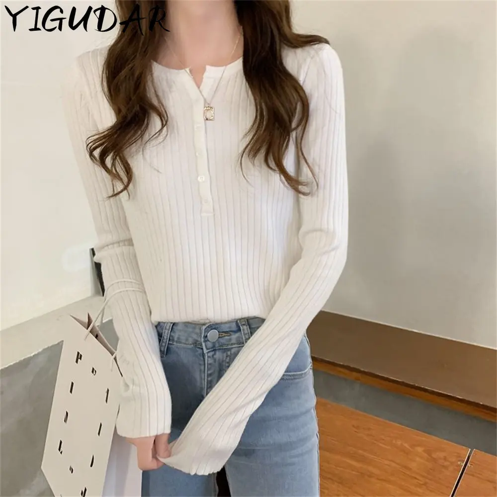 

Футболка женская с длинным рукавом, хлопок с принтом, Повседневная Эластичная модная одежда в Корейском стиле, весна-осень