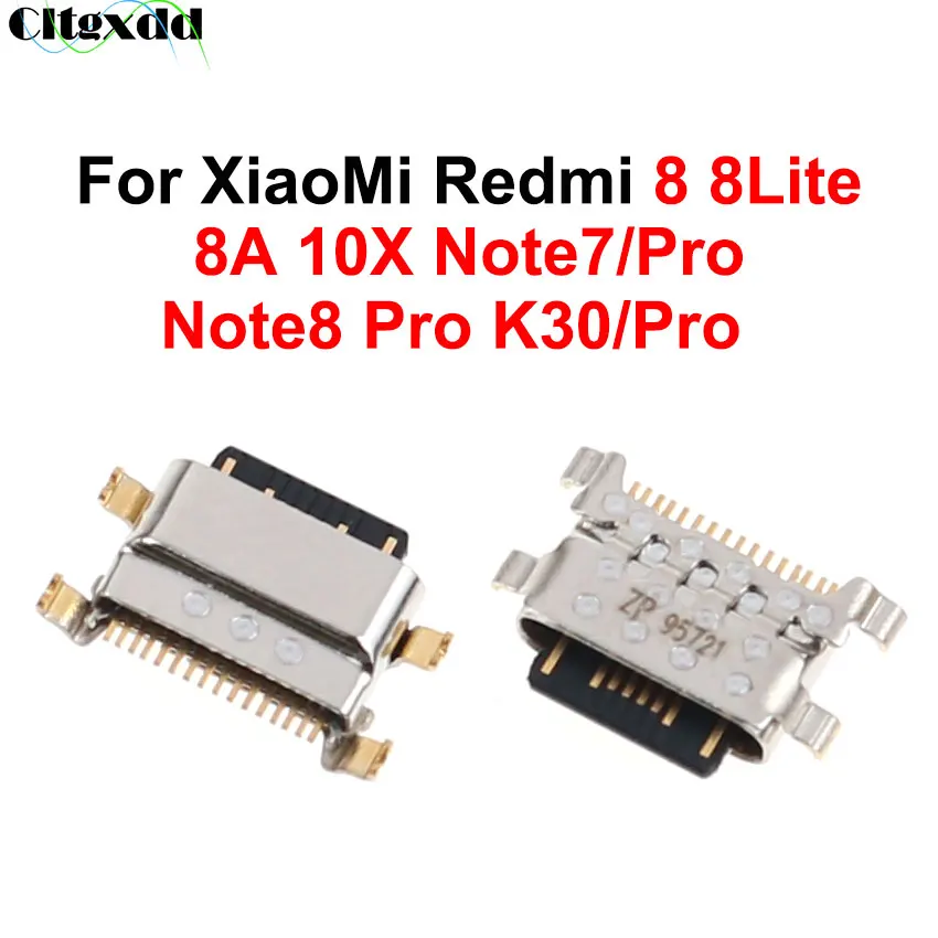 2-10pcs Micro USB Type-C Jack Charging Port Connector 16Pin Female