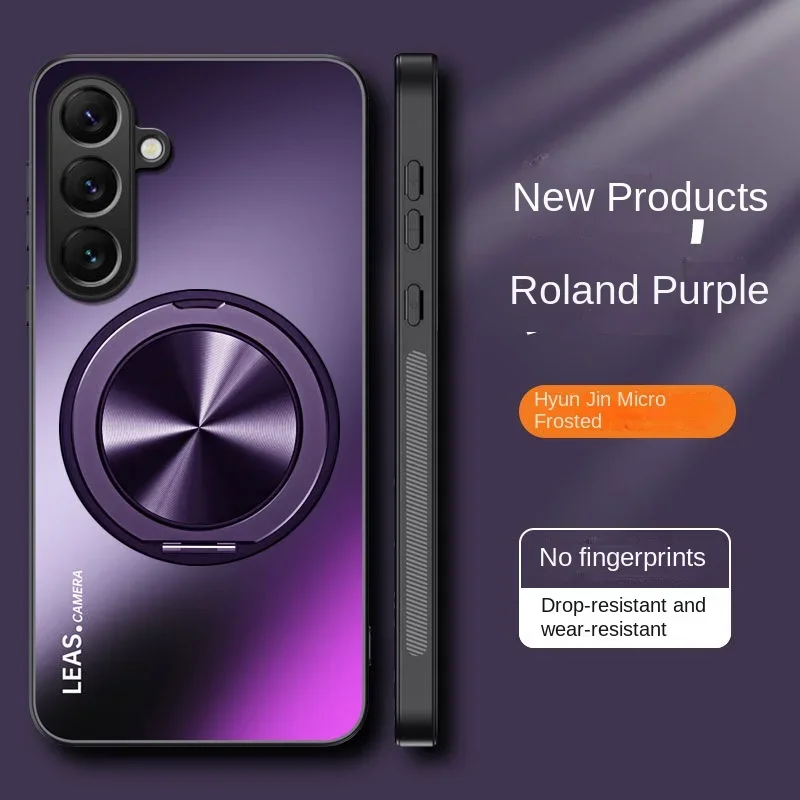 Hard Matte Magnetic Ring Protective Back Cover Case