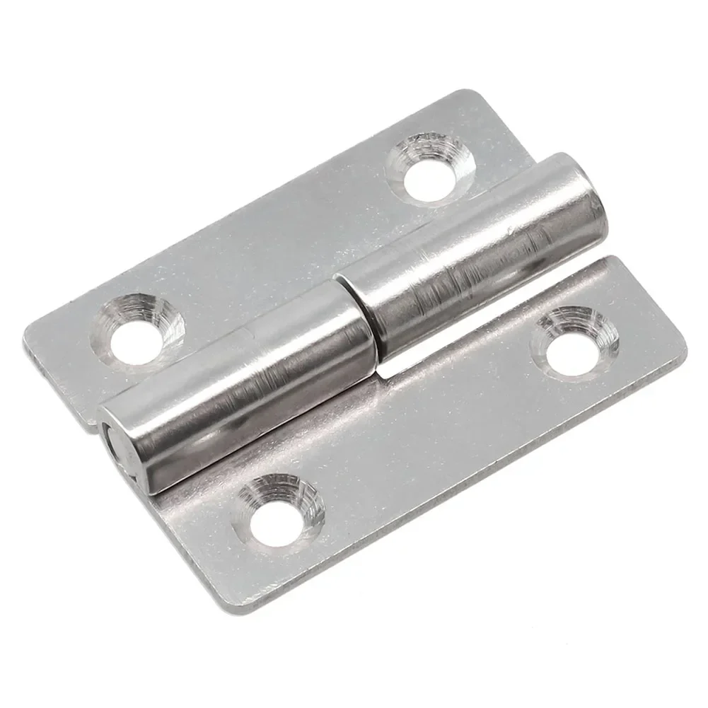 Detachable Hinge Slip Joint Lift Off Detachable Door Stainless Steel Door Connector Left Right Removable Flat Hinge Hardware