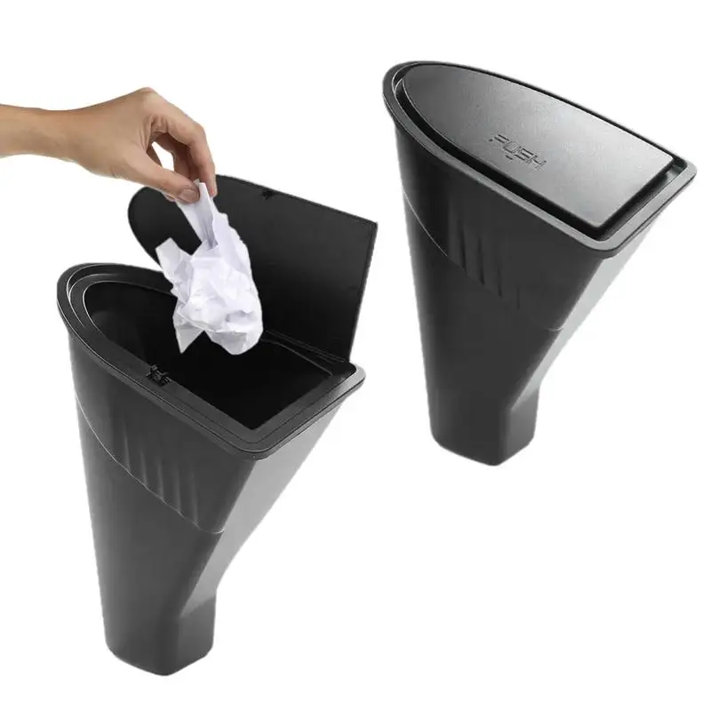 

Auto Front Door Handle Armrest Tray Organizer Trash Can Car Door Side Storage Box For T esla ModelY 2021-2023 Interior Accessory