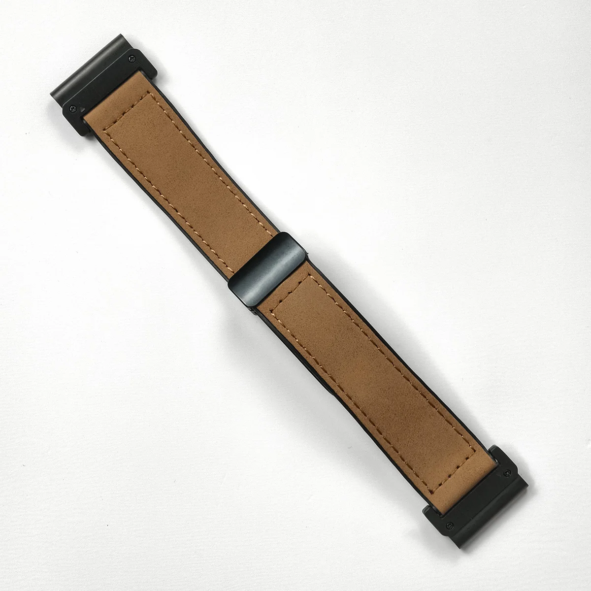 Leather  Silicone Band For Garmin 22 26mm Fenix 5 5X Plus 7 7X 6 6X Pro No Gaps Sport Quick Release For Garmin Watch 3 3HR Strap