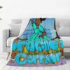 Gracies Family Corner Cute Phonic's Song Blanket Flannel Portable Throw Blankets Sofa Throw Blanket For Couch Bedding Office 1