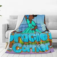 Gracies Family Corner Cute Phonic's Song Blanket Flannel Portable Throw Blankets Sofa Throw Blanket For Couch Bedding Office 1