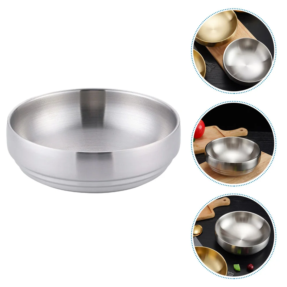

Korean Cold Noodle Bowl Salad Mixing Stainless Steel Food Supplies Daily Use Multi-function Bowl Convenient New
