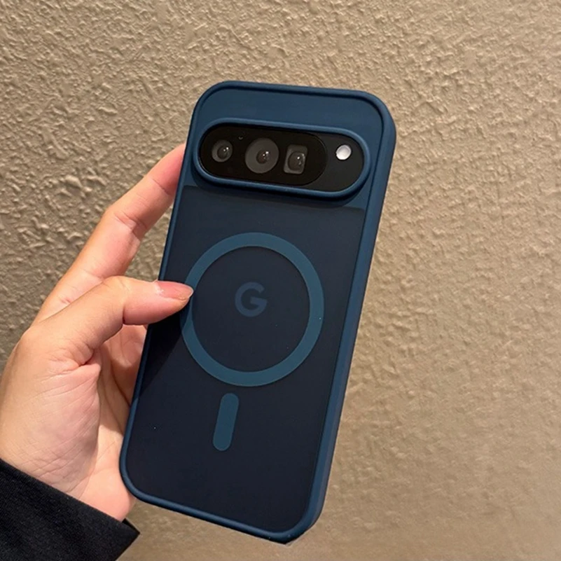 Luxury Translucent Matte Magnetic Case For Google Pixel 10 ProXL 9Pro XL 10Pro 10 9A Wireless Charging Candy Color Slim Cover 3