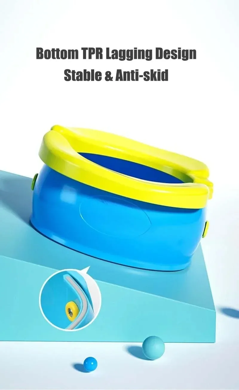 Child Potty Training Seat Folding Travel Baby Toilet Pot Squatty Potty Urinal for Children Baby Pot Child Toilet Portable Potty 11
