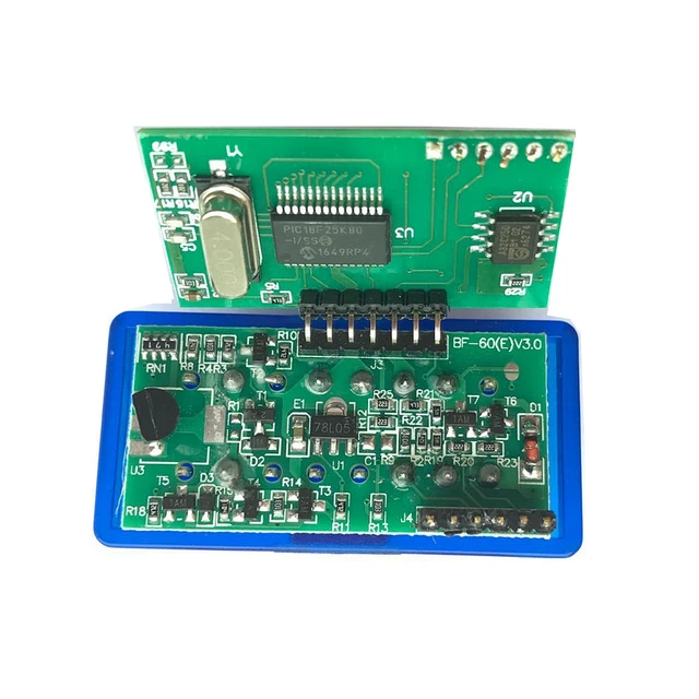 ELM327 Bluetooth V1.5 PIC18F25K80 Single PCB obd2 scanner OBD car  diagnostic tool For Android Windows