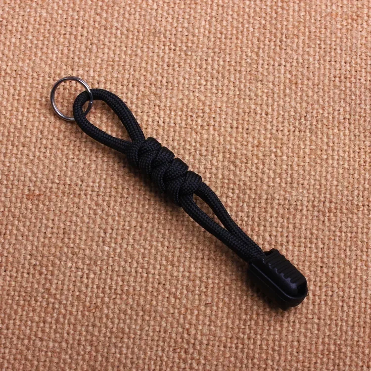 1PCS Multi-purpose Keychain Lanyard Durable Strong Polyester Rope Creative Zipper Puller Knife Keychain String
