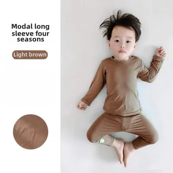 مجموعة ملابس نوم بيجامات للأطفال الصغار 7