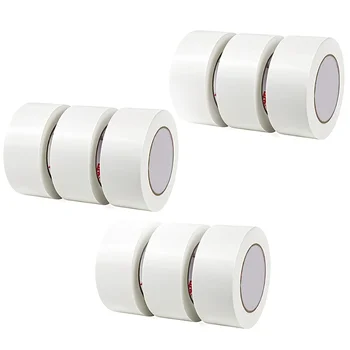 Heavy Duty White Duct Tape, 2 inches x 30 Yards, 8.27 mil Thickness, Strong, Flexible, No Residue, for Repairs, Industrial