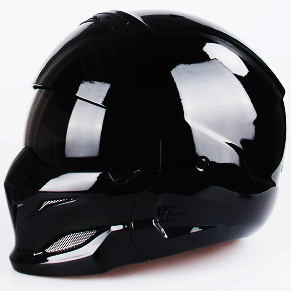 Motorcycle Vintage sun visor helmet 3/4 Open Face Helmets Casco Moto Jet  Scooter Bike Helmet Retro approved Casque Motociclismo - AliExpress