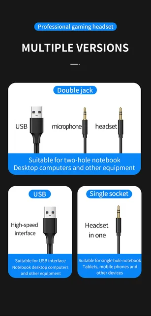 Ripley - JEECOO XIBERIA USB PRO GAMING HEADSET PARA PC 7.1 SURROUND SOUND  AURICULARES CON MICRÓFONO DE CANCELACIÓN DE RUIDO