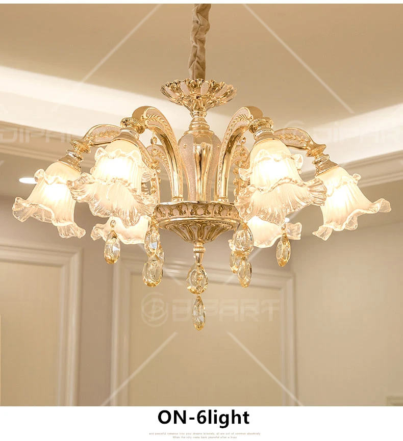 Gold crystal chandelier modern lighting for living room dinning room Chandelier lights Crystal k9 chandeliers Crystal Lights globe chandelier