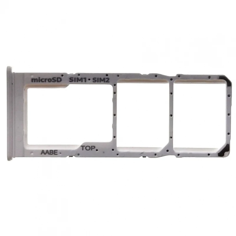 Vassoio Sim Per Samsung Galaxy M02 M12 Adattatore Micro Dual Card Bianco # Samsung Galaxy M02 (Sm-M022F, Sm-M022F/Ds, Sm-M022G/Ds, Sm-M022M/Ds) # Sams