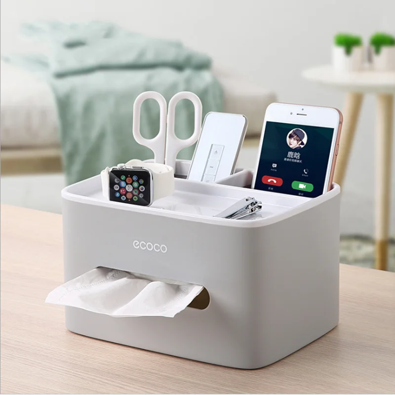 

Creative Minimalist Removable Tissue Box with Multiple Functions Modern Versatile Design for Everyday Use at Home and Office