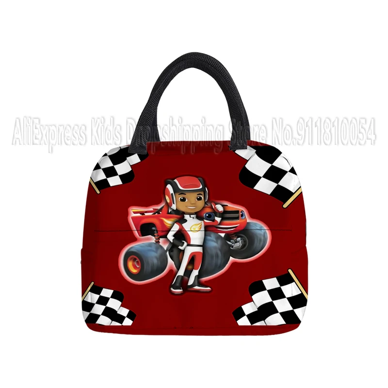 Blaze and the Monster Machines Portable Lunch Bag Food Thermal Box Durable Waterproof Cooler Lunchbox Organizer Insulated Case 6