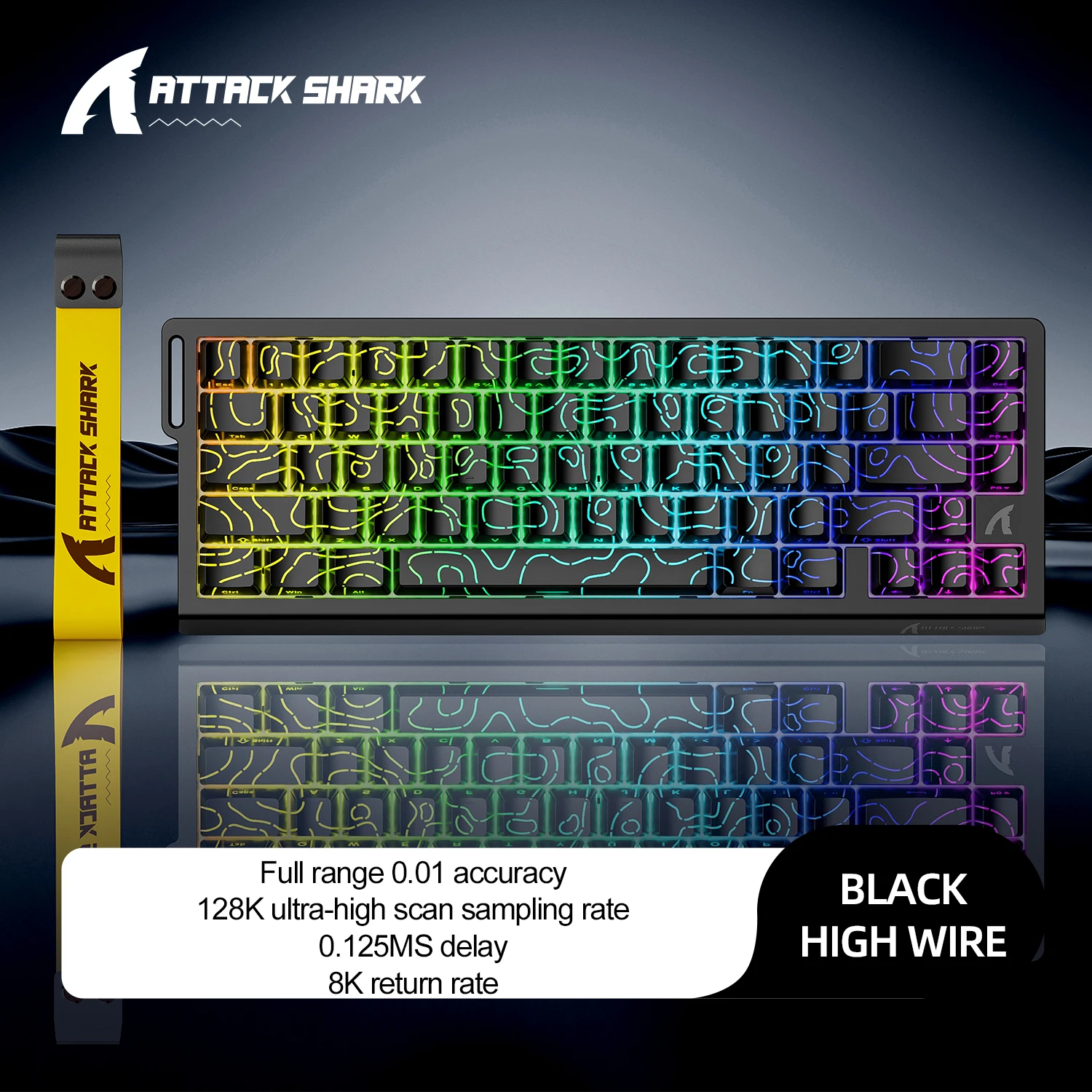キーボード ATTACK SHARK X68HE Amazon.com: ATTACK SHARK X68 HE Rapid Trigger Mechanical