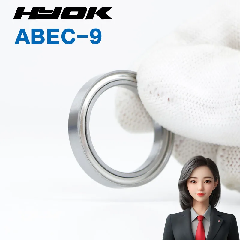 Premium Set of ABEC-9 Thin-Walled Bearings (2-Pack or 10-Pack)
